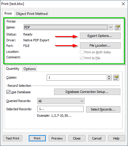 Flyvningen imperium Forgænger Printing PDF and Electronic Documents Overview – BarTender Support Portal