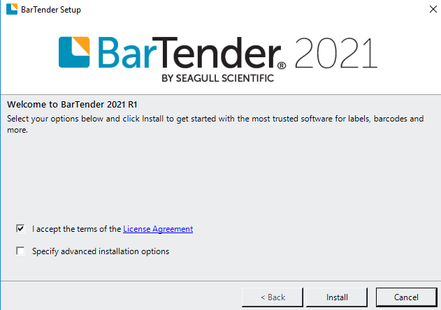 bartender 10.1 how to change liscence server